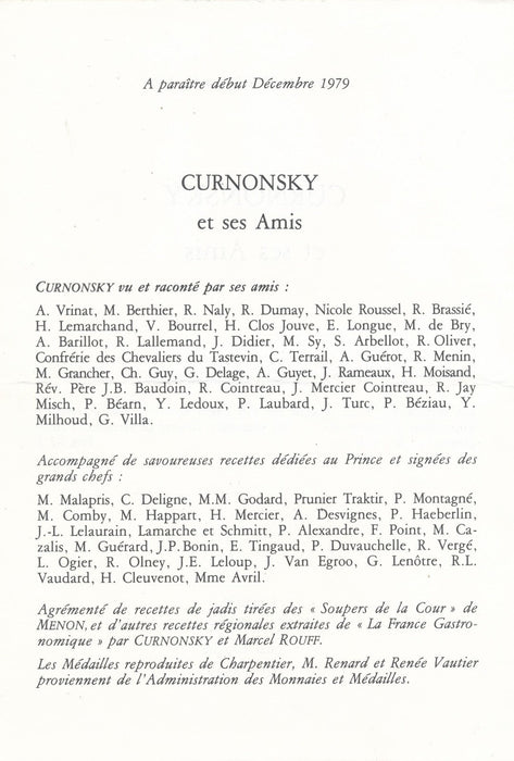 Curnonsky documentation photo photographie gastronomie 4 lettres Simon Arbellot