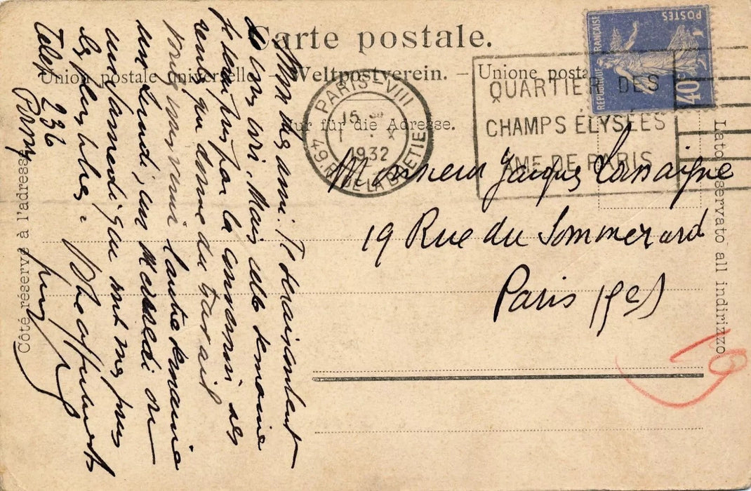 Guy Lavaud poète symboliste poète symboliste 6 lettres autographes signées