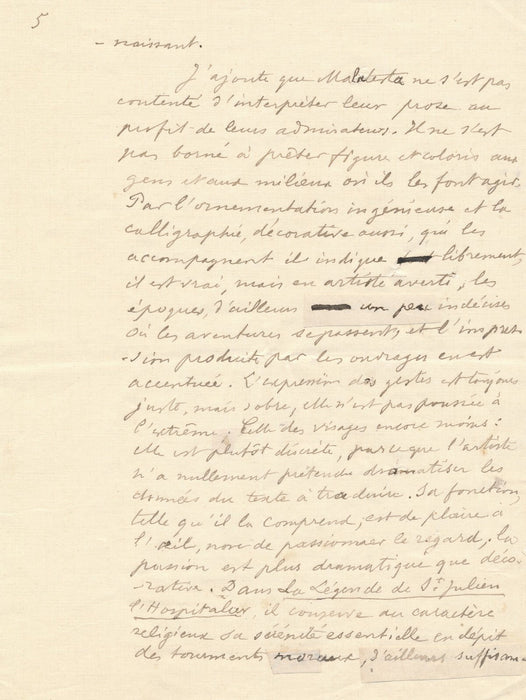 SULLY PRUDHOMME sur l'illustration textes littéraires manuscrit autographe signé