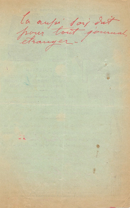 Paul SUTTO fondeur italien lettre signée avec autographe Expo universelle 1900