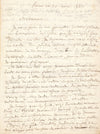 DROUIN ou B. DROUIN écrivain Dissertation morale Molière 2 lettres autographes