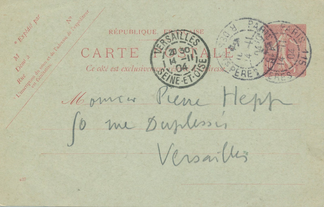 Maurice VAUCAIRE chansonnier, dramaturge carte postale autographe signée