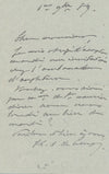 Droit justice politique 35 lettres autographes Henry du Buit Fourcade magistrats