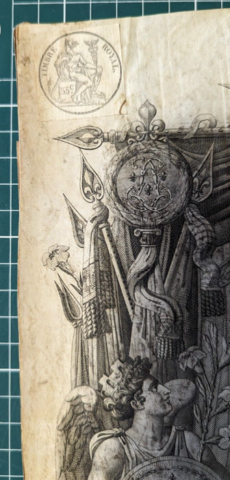 Brevet Garde nationale Sylvain Séglise 1816 Clermont-Tonnerre autographe