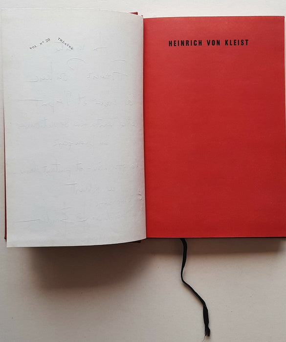 Heinrich von KLEIST Lou Bruder envoi autographe à Francis POULENC