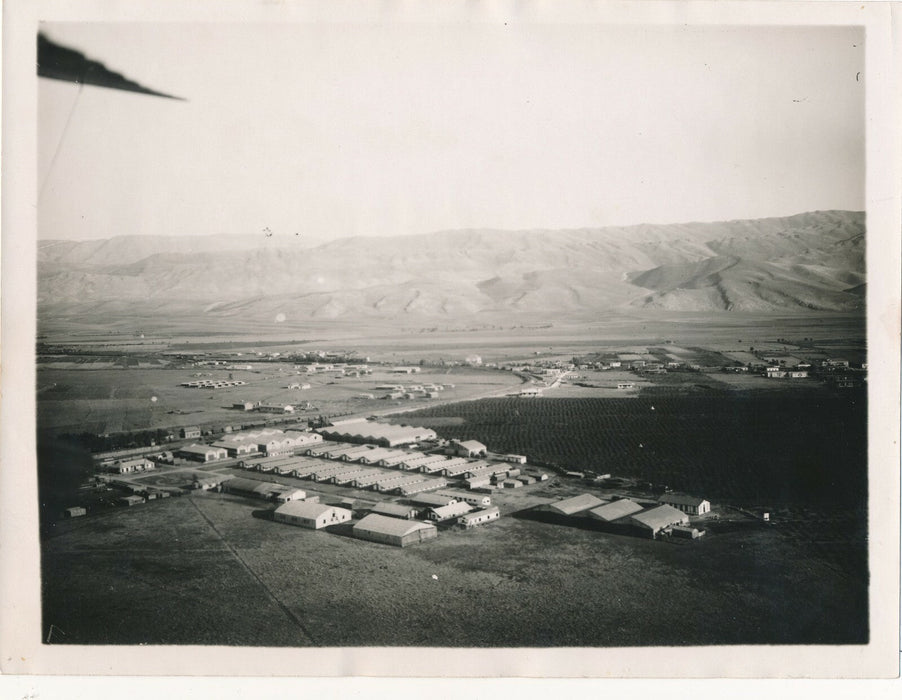 Rayak Liban camp village 1927-1929 vue aérienne aérienne photo photographie