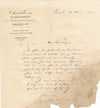 Paul CHOUDENS fils Antoine éditeur de musique Paris 7 lettres Bizet Don Procapio