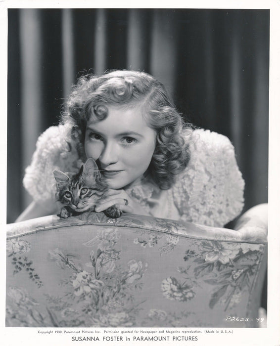 cinema actrice susanna Foster jeune fantôme de l'opéra 1940 vintage photographie