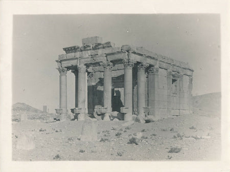 Syrie Palmyre, ruine site archéo photo photographie militaire c. 1926-1927