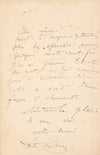 beau lot Louis LELOIR peintre et illustrateur 5 lettres autographes 2 à Castrie