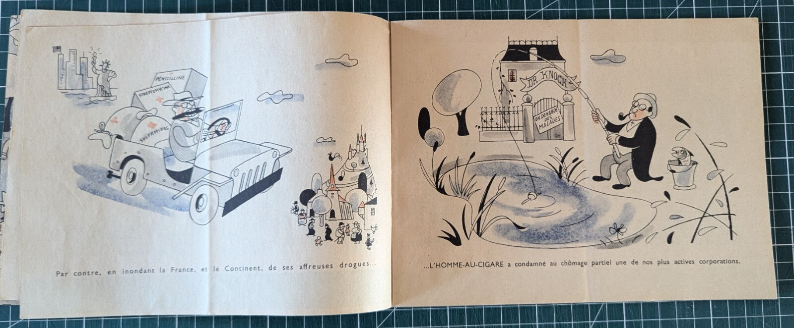 L'homme au cigare entre les dents contre plan Marshall Etats-Unis Curry 1950