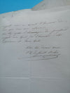 Comte SAINT-BELIN Louis noblesse THOMASSIN DE BIENVILLE Zoé 2 lettres Vaudrémont