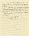 Alfred CORTOT  belle  lettre autographe signée sur le 2e trio de Schumann