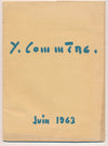 Jean COMMÈRE catalogue exposition 1963 peinture galerie Reichenbach