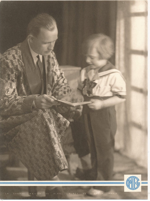 Publicité Maison Blanc Opéra attr. Albin Guillot 4 héliogravures v. 1930