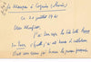 5 documents autographes Henry BORDEAUX Taponier Bellet Mainguet
