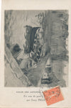 Josey PILLON peintre Roscof carte postale autographe signée a reçu un colis