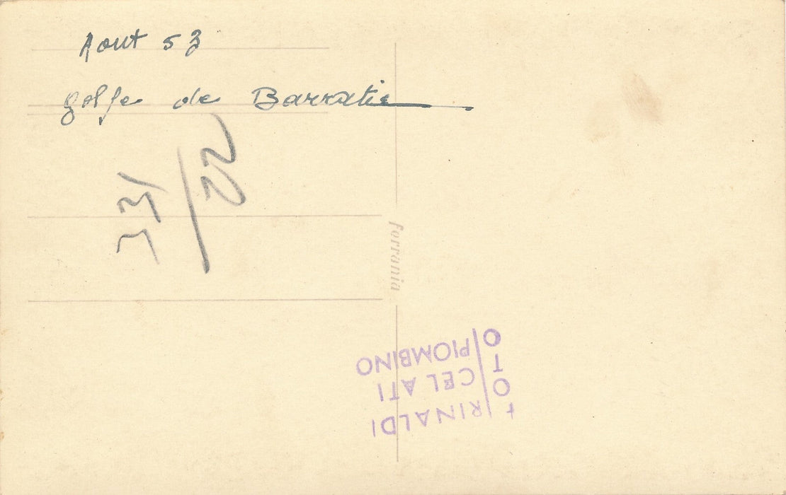 Jeu de balle été mer Italie Barrati argentique Italie photographie ballon