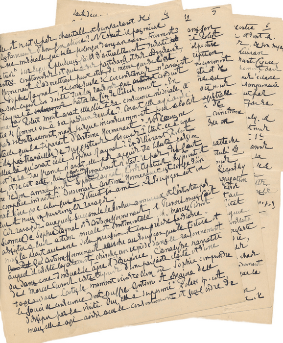 Henri de RÉGNIER Manuscrit autographe signé chronique Vie littéraire Prévost...