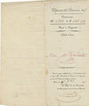 peintre Gobelins Charles Adrien DEVERTU quittance signée 1825 exécution tapis