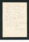 Charles GENUYS sur ses chantiers lettre autographe signée architecte