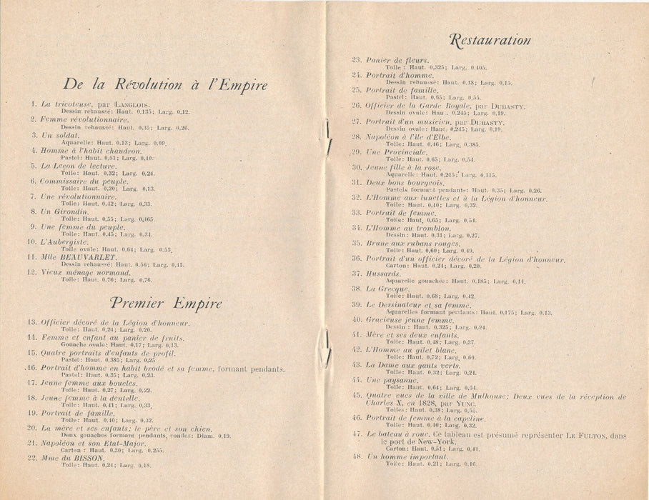 Anatole JAKOVSKY 2 brochures ventes publiques détaillées Boisgirard 1948 1953