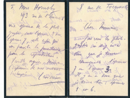 Francis de CROISSET dramaturge et sa vanité masculine puérile photo lettre