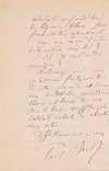 Médecin médecine lettre autographe signée Paul Bert recherche chimiste glycogene