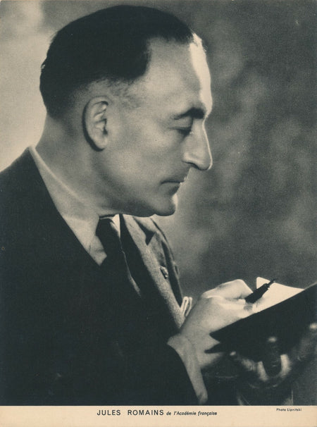 Jules ROMAIN, écrivain par Lipnitzki héliographie photo photographie