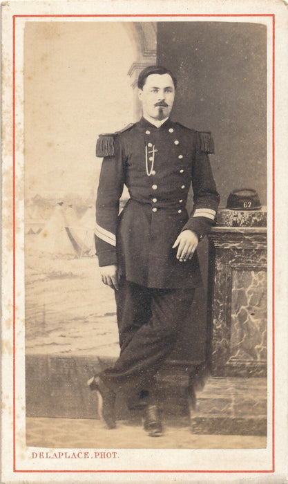 Militaria 7 photographies lot photo photographie cdv Caillau Artigue Pierson...