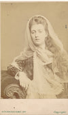 Clara ROUSBY 2 cdv photo photographie albumine Angleterre actrice