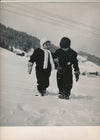 Enfants neige Denise Bellon tirage argentique époque v. 1940 photo
