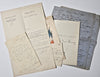 Lot ensemble 5 présidents de la République 5 lettres autographes signées cartes