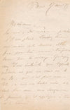 Médecin intéressante et amusante Lettre autographe signée de Paul Lorain 1875