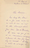 Georges GARDET lettre autographe signée sculpteur animalier Arts et Décoration