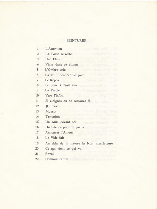 P. A. BENOIT ACTUELLES Formes et Langage : Marc Alyn, Claude Argelier 1969