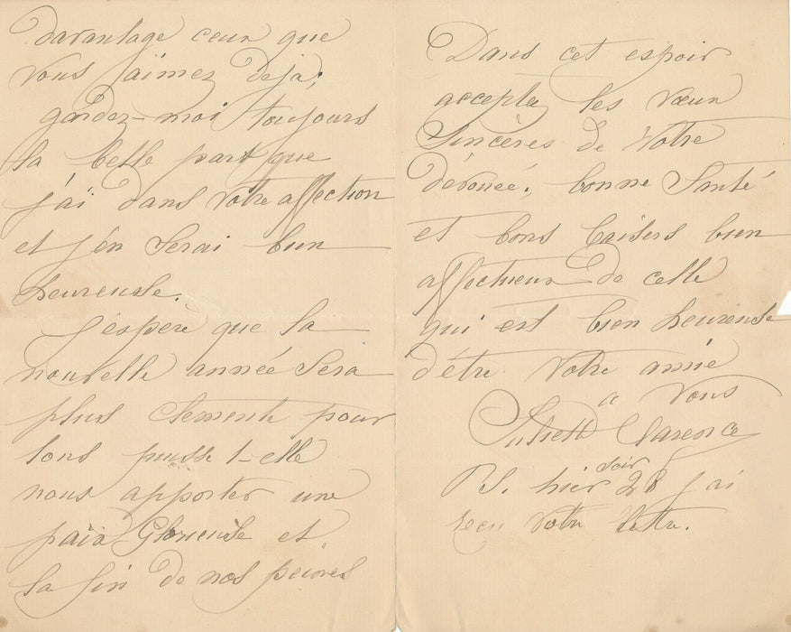 Juliette ROSE actrice veuve du comédien CLARENCE lot 5 touchantes lettres aide