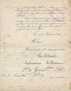 Horace Vernet signature Mont-Carmel Comité Paris document peintre Craon Fernig