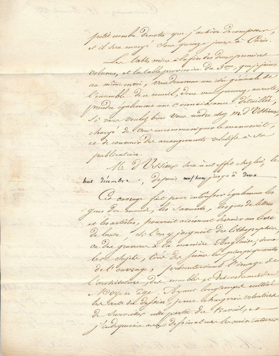 Edition Philippe-Alexandre LE BRUN DE CHARMETTES 2 lettres autographes signées