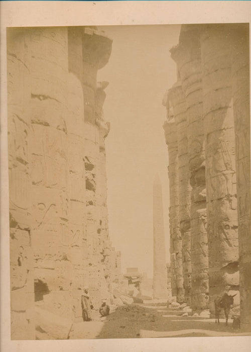 égypte 4 photographie album pyramide Keops Karnak Thèbes v. 1870 albumine photo
