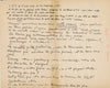Marcel JOUHANDEAU manuscrit autographe 2 p. Dun-le-Palestel et BAT signé