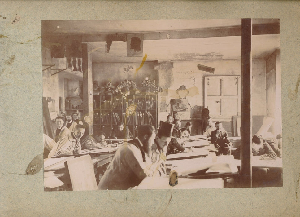 Victor LALOUX architecte son atelier d’enseignement 6 photographies v. 1897