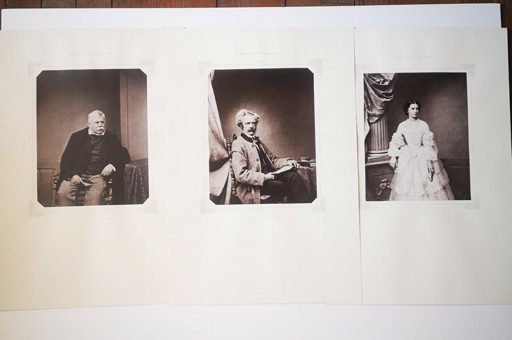 F. Hanfstaengl album Der Zeitgenossen 1975 22 photographies dont Liszt Wagner...