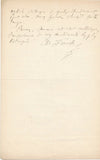 Adolphe FRANCK Lettre autographe signée à Jules Clère Dictionnaire des sciences 