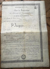 Marine Histoire acte de francisation St Jacques  steamer Le Havre Normandie 1883