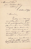 Léon LHERMITTE demande si les photographies sont réussies lettre autographe 1898