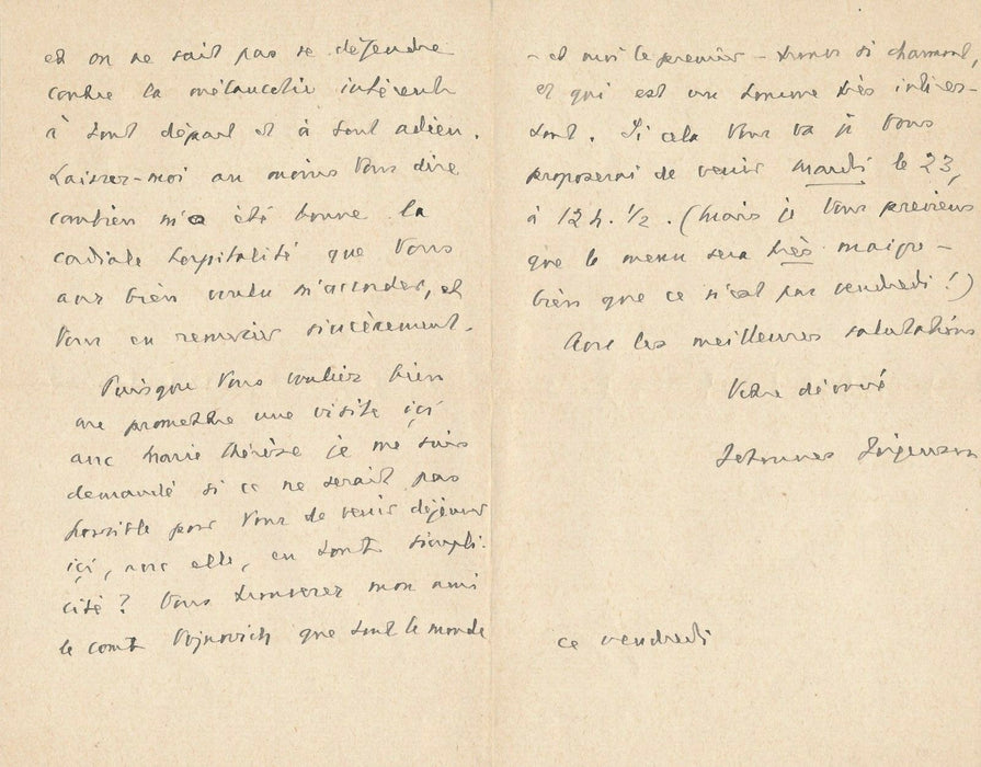 Religion Johannes JOERGENSEN danois 3 lettres autographes signées du Buit 