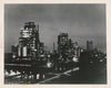 Photo Tirage argentique époque presse Pétrole raffinerie Etats-Unis 1953