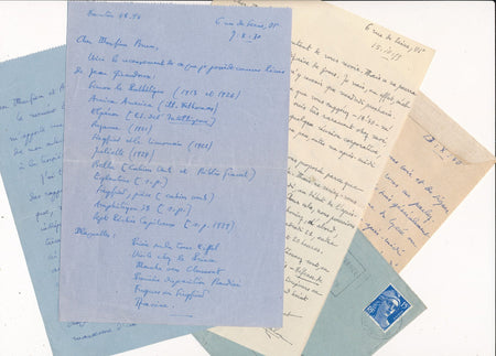 René Lalou 4 lettres autographes signées Giraudoux édition éditeur publicité