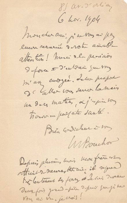 Maurice BOUCHOR 11 lettres autographes signées lot écrivain Petit Théâtre